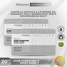 Load image into Gallery viewer, Dermaster Bundling Acne Hydrating Sheet Mask (20 Pcs)