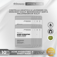 Load image into Gallery viewer, Dermaster Bundling Acne Hydrating Sheet Mask (10 Pcs)