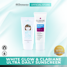 Load image into Gallery viewer, Dermaster White Glow & Clabiane Ultra Daily Sunscreen