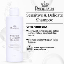 Load image into Gallery viewer, Dermaster Sensitive &amp; Delicate Shampoo - 200 ml
