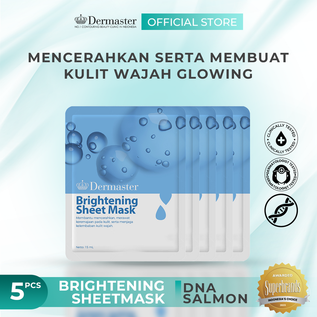 Dermaster Bundling Whitening Sheet Mask (5 Pcs)