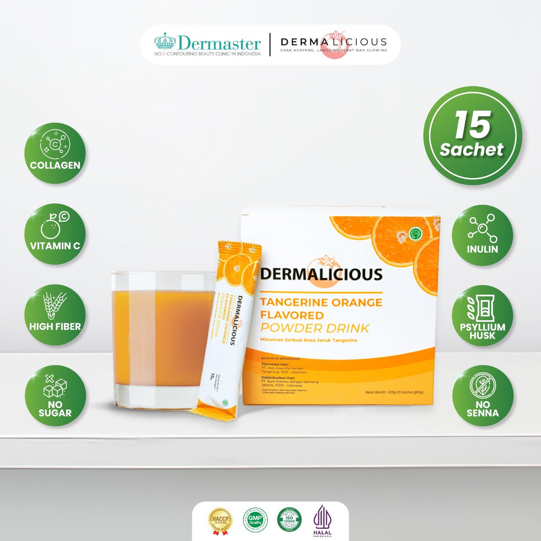 Dermalicious Fiber Drink - 1 Box (15 Sachet)